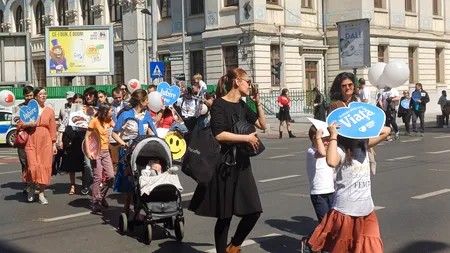 5.000 de bucureşteni la “Marşul pentru viaţă” - VIDEO