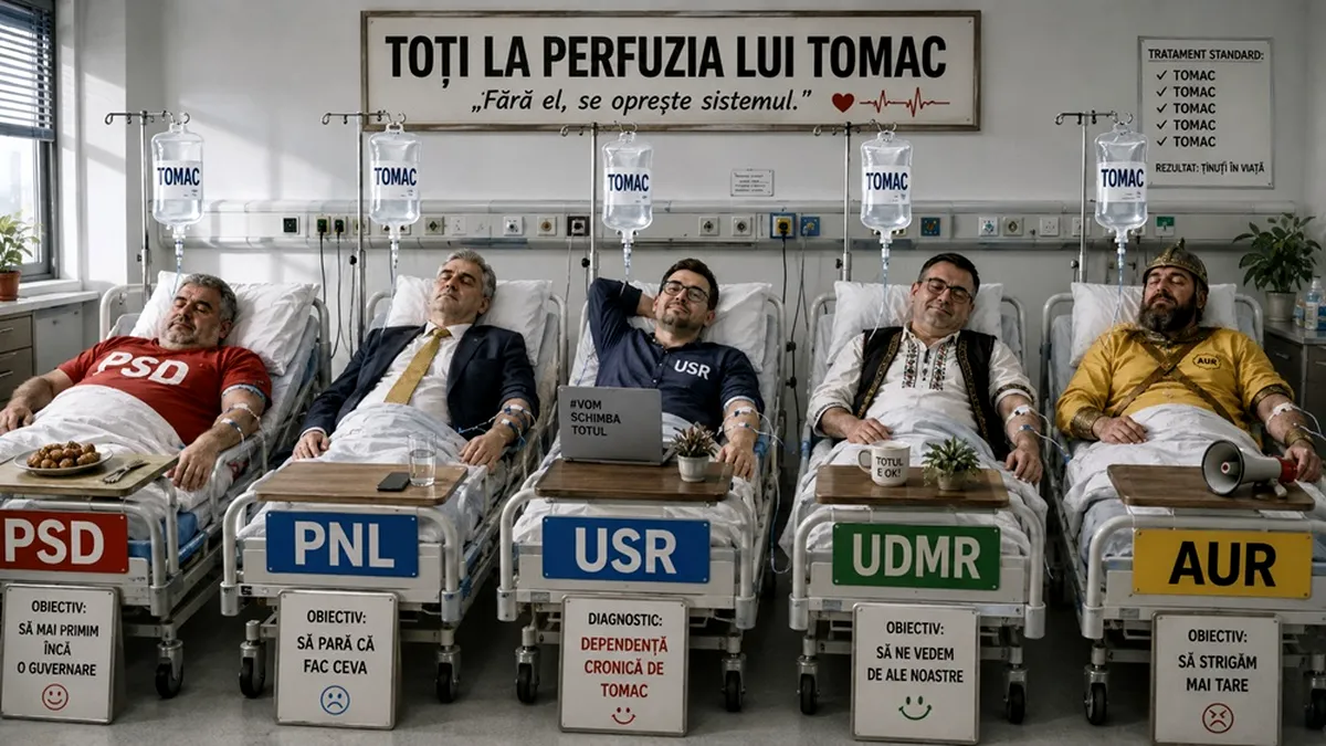 Sindromul Tomac: partidele de Sistem comit dezastrul și cheamă un anonim să stingă incendiul