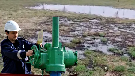 O conductă cu petrol s-a spart şi a provocat poluare într-un parc din Ploieşti (VIDEO)