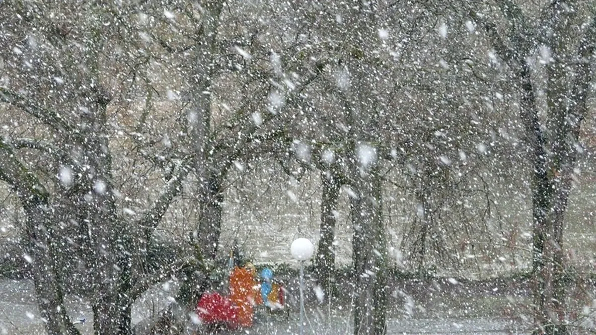 ALERTĂ METEO. Ninsori și vreme rece în următoarele zile (ANM)