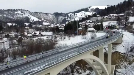 A fost inaugurat cel mai lung pod în arc de cerc din România