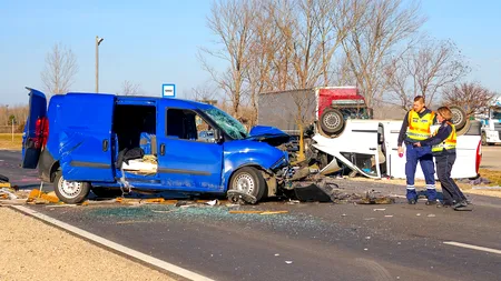 Microbuz românesc implicat într-un accident mortal, pe un drum din Ungaria