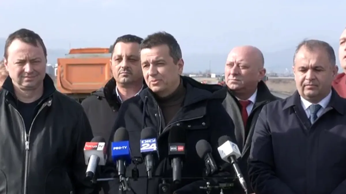 Grindeanu: În toamna acestui an se va circula pe tronsonul patru al autostrăzii A7 de la Focşani la Buzău
