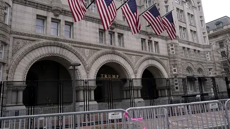 Raport: Întrebări „îngrijorătoare” despre Hotelul Trump International, situat într-o clădire istorică din Washington