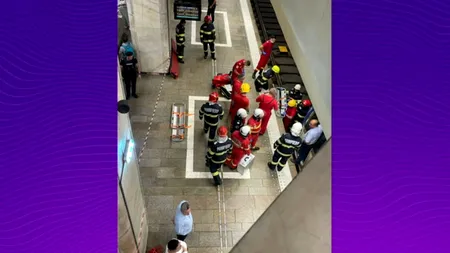 Nebunie la metrou: Un bărbat a căzut pe șine, la Piața Unirii