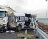 Nu ne potolim: Primul accident pe autostrada nouă, la o oră de la inaugurare