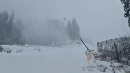 Sezonul de schi prinde contur în Poiana Brașov. Toate tunurile au fost pornite (VIDEO)