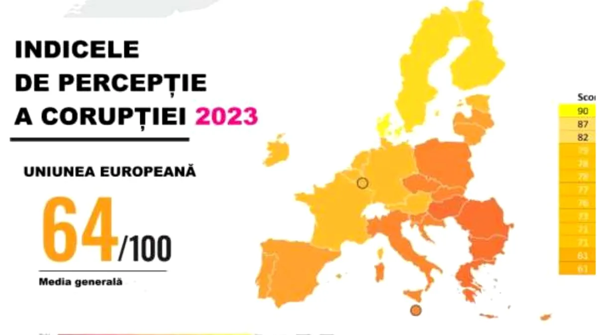România rămâne una dintre cele mai corupte țări din UE