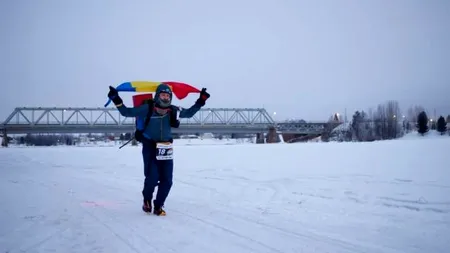 Pompierul român Iulian Rotariu a câștigat ultramaratonul din Laponia!
