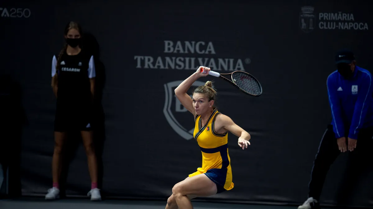 Programul zilei de azi la Transylvania Open, turneul de tenis de la Cluj-Napoca. Capul de afiș: Simona Halep - Marta Kostyuk