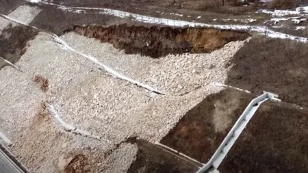 Autostrada A3 are parte de noi probleme: surpare pe segmentul Gilău - Nădășelu