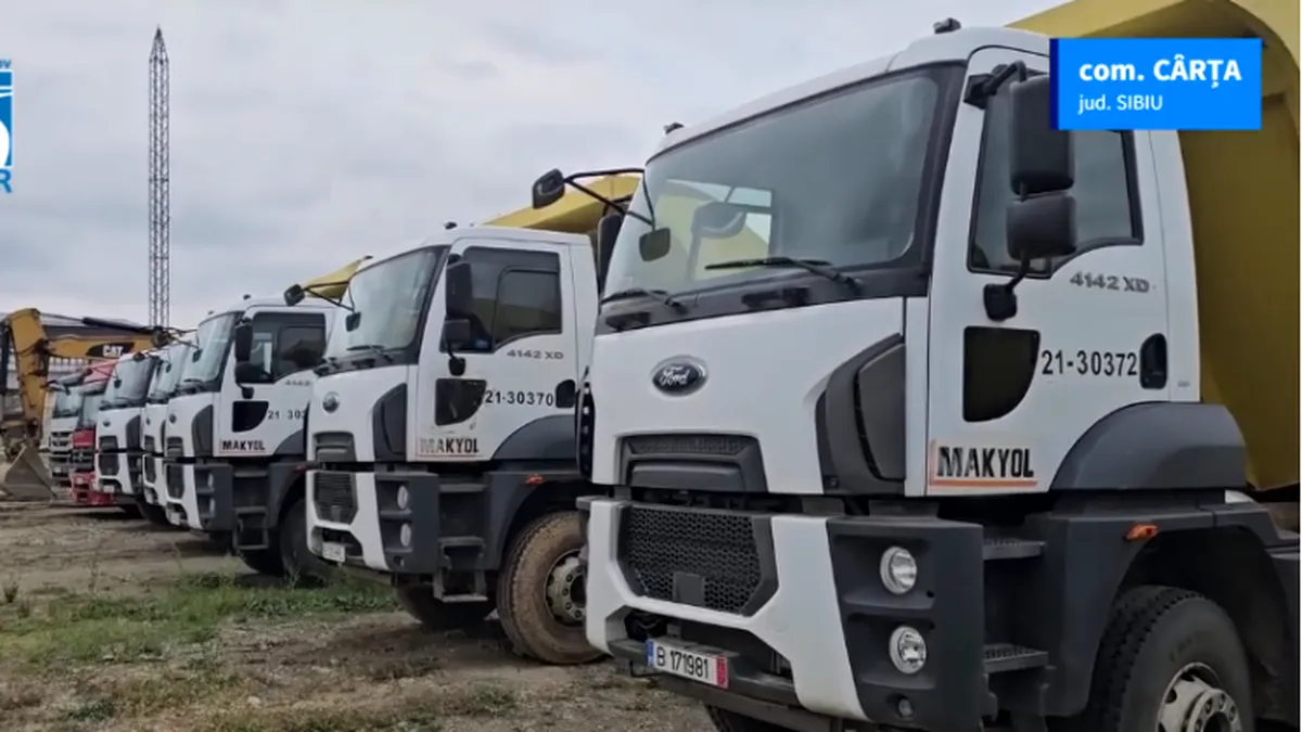 Ce salarii oferă turcii care construiesc autostrada Sibiu-Făgăraș