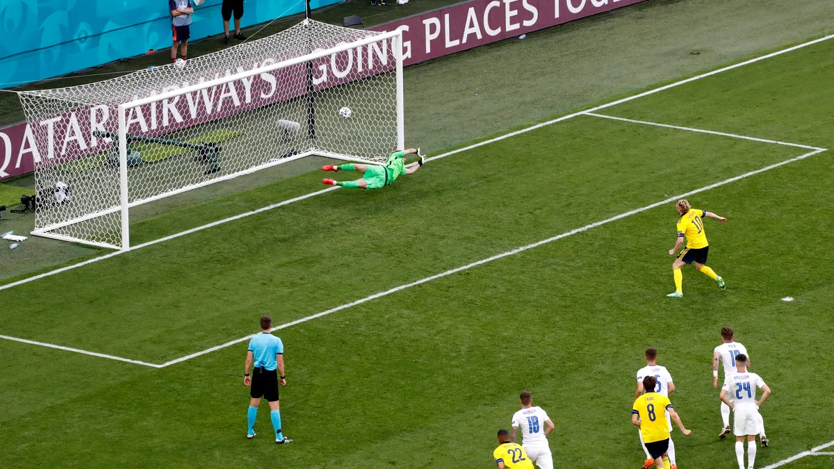 EURO 2020 | Suedia, victorie în fața Slovaciei și conduce Grupa E