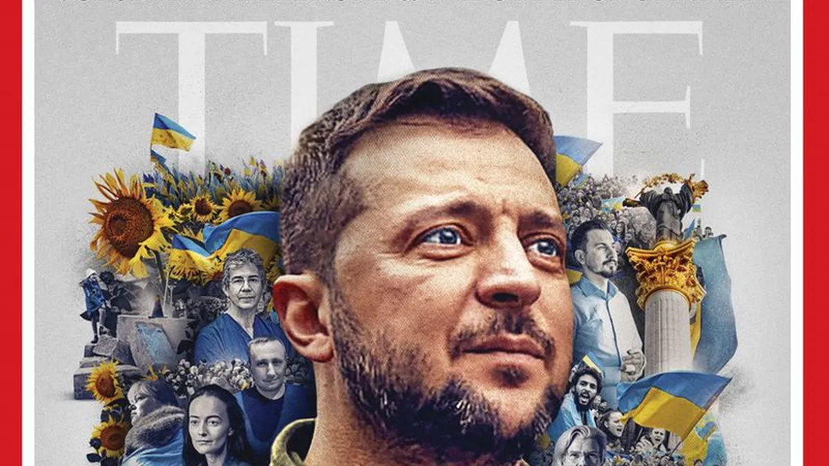Volodimir Zelenski desemnat personalitatea anului 2022 de revista Time
