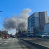 Incendiu puternic la depozitul Black SEA de la intrarea în București