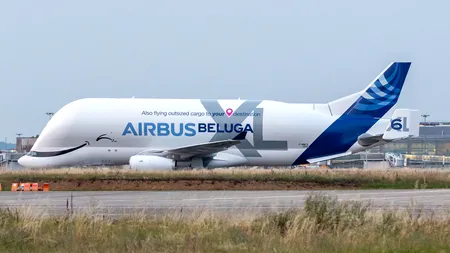 Ultima aeronavă Airbus Beluga XL părăsește linia de producție