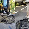 Carosabil surpat pe strada Constantin Anastasiu din Sectorul 5: intervenție de urgență pentru remediere