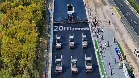 Made în China: autostrada care se întreține singură (Video)