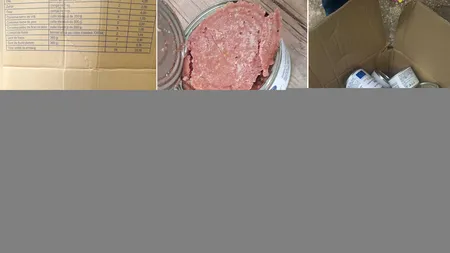 Conserve cu carne stricată în ajutoarele venite de la UE