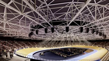 Craiova: imagini cu cea mai spectaculoasă sală de sport din România