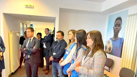 Noul Centru „Blue Dot” Galaţi pentru refugiații din Ucraina, vizitat de reprezentanții UNICEF și OMS