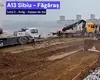 Autostrada Sibiu–Făgăraș prinde contur: primele grinzi montate pe Tronsonul 2 (VIDEO)