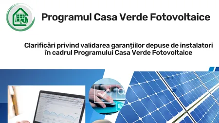 „Casa Verde Fotovoltaice 2024”: AFM descoperă nereguli și solicită garanții conform legii