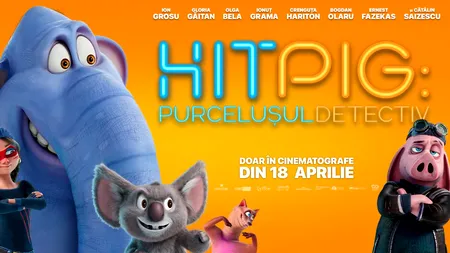 „HITPIG: Purcelușul detectiv” ajunge joi în cinematografele din România