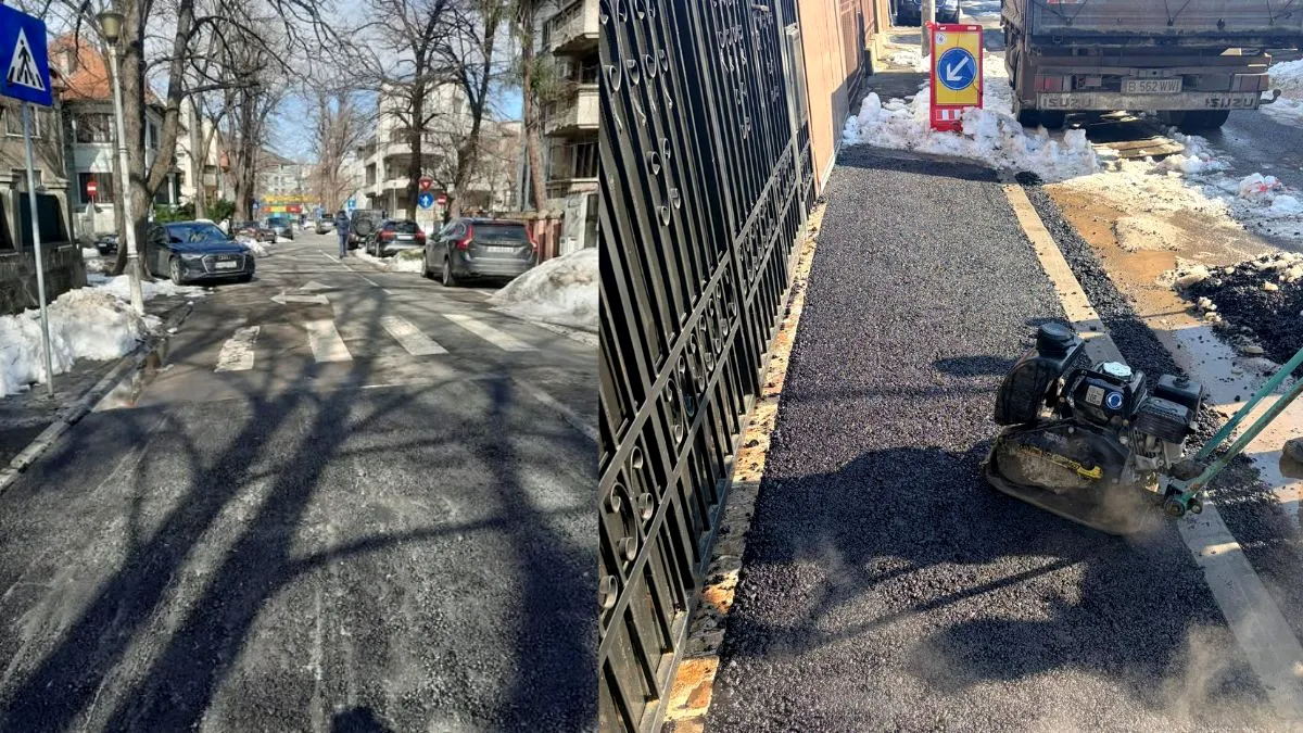 Lucrări de reparații finalizate pe străzile Neptun, Victor Babeș și Intrarea Evocării din Sectorul 5