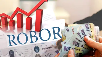 Indicele ROBOR la trei luni a urcat la 5,92% pe an. Leul stagnează, raportat la euro
