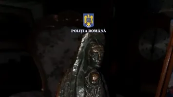 Statuetă din bronz furată din Franța și găsită după 7 ani la Constanța