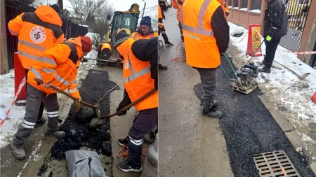 Lucrări pe strada Conea din Sectorul 5 al Capitalei