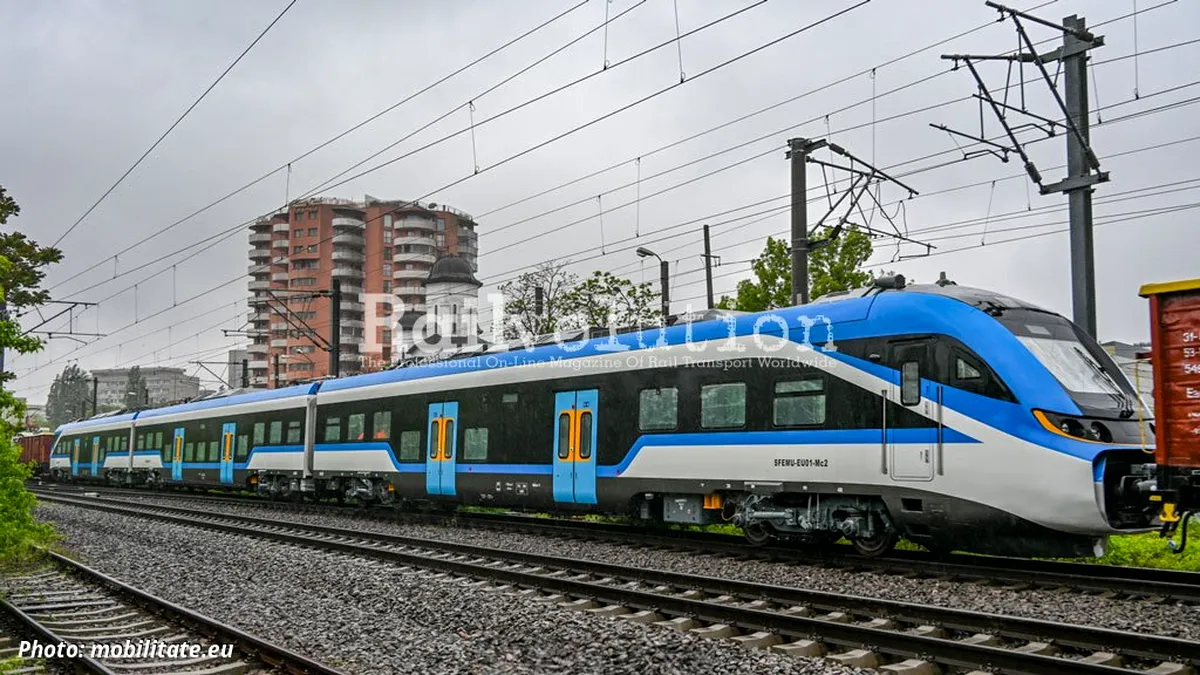 Trenul chinezesc care a stat doi ani în România intră, în sfârșit, în circulație. Ce rută va avea