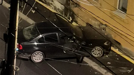 Grav accident rutier în Sibiu: Zeci de persoane evacuate după ce o mașină a spart o conductă de gaze (VIDEO)