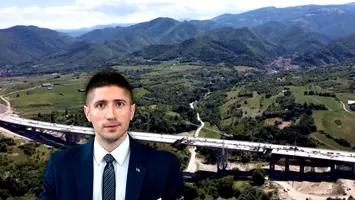 Premieră pe Valea Oltului: cel mai înalt viaduct de pe Autostrada Sibiu – Pitești intră în etapa decisivă. Secretarul de stat Horațiu Cosma anunță unde s-a ajuns cu lucrările (VIDEO)