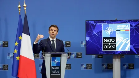 Ucraina: Macron îndeamnă comunitatea internaţională să nu manifeste ''nicio slăbiciune, niciun spirit de compromis'' faţă de Rusia