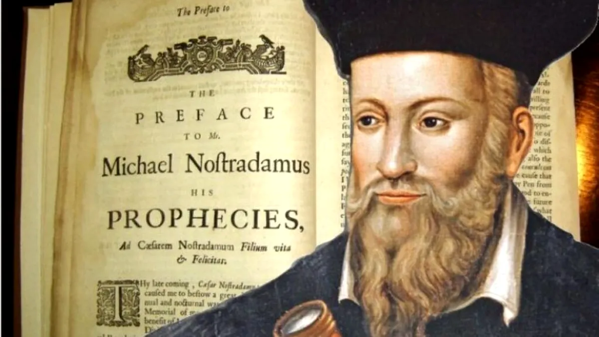 Profețiile lui Nostradamus pentru 2024: Haos climatic, foamete și un Papă tânăr