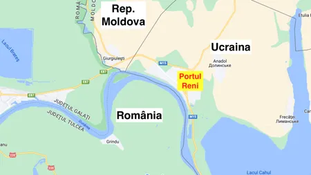 Trei porturi ucrainene aflate la granița cu România, bombardate de Rusia
