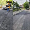Lucrări de asfaltare pe trei străzi din Sectorul 5. Șoseaua Alexandriei, aproape de finalizare.
