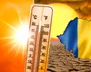 Cupolă de foc peste România: harta județelor sub cod roșu de căldură până pe 1 iulie