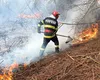 Pompierii luptă de trei zile să stingă un incendiu izbucnit pe munte. Se intervine cu elicopterul Black Hawk (VIDEO)