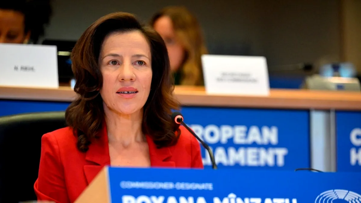 Clarificări, ambiții și controverse: Roxana Mînzatu și-a prezentat viziunea în fața Parlamentului European