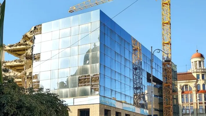 Bancorex, pusă la pământ: începutul construcției AFI Central Tower în centrul Capitalei