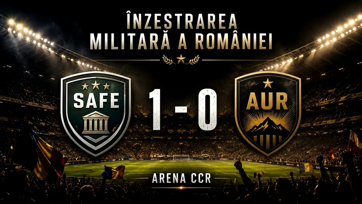 Scorul politic al zilei: SAFE – AUR 1-0, pe stadionul CCR