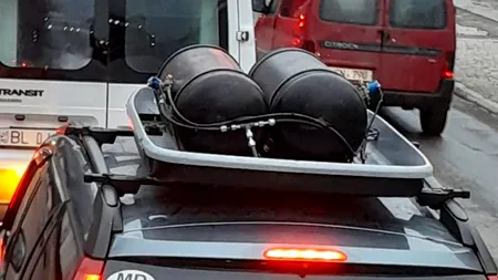 Un moldovean mai „special”. Unde și-a montat rezervoarele de GPL de la mașină