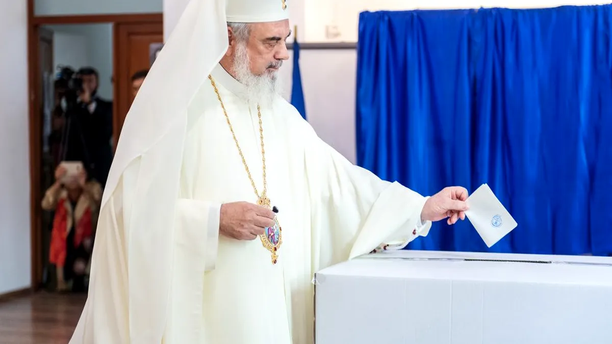 Patriarhul României a votat duminică seara!