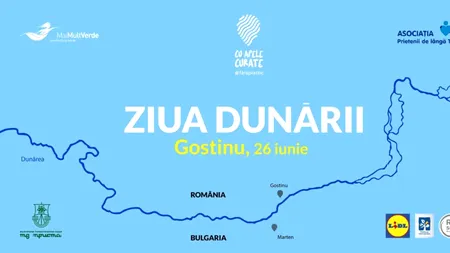 Ziua Dunării, marcată în avans, simultan în două localități din România și Bulgaria: Gostinu (jud. Giurgiu) și Marten (Ruse)