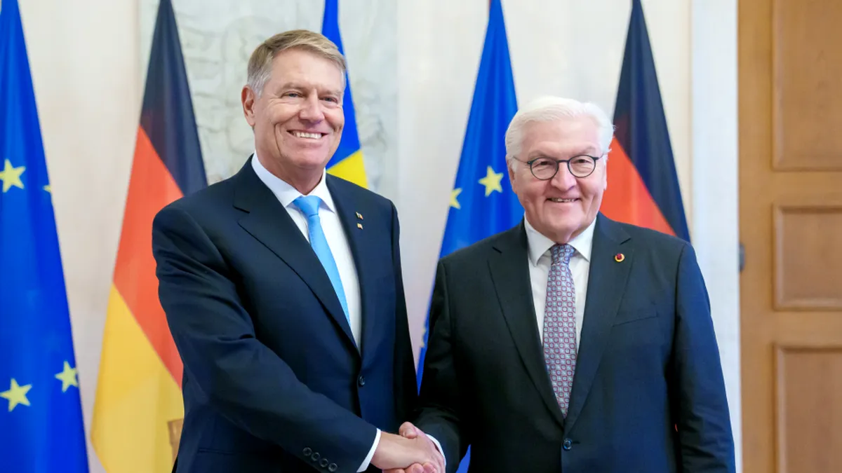 Președinții României și Germaniei au discutat despre securitatea Europei! Ce alte teme s-au aflat pe agendă
