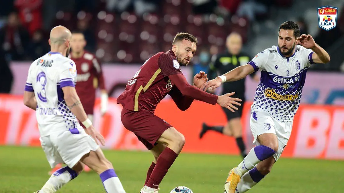 Liga 1: CFR Cluj - FC Argeș 1-0 | Campioana en-titre încheie anul cu o nouă victorie la limită (Video)