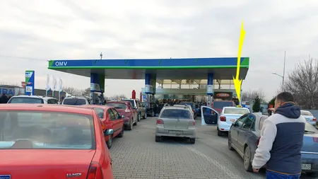 EXCLUSIV. Ipocrizie și impostură la un protest AUR într-o benzinărie OMV. Oamenii lui Simion tot preferă austriecii.